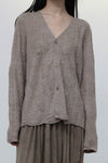 MUTEDANCE cashmere cardigan MD23FW98 camel